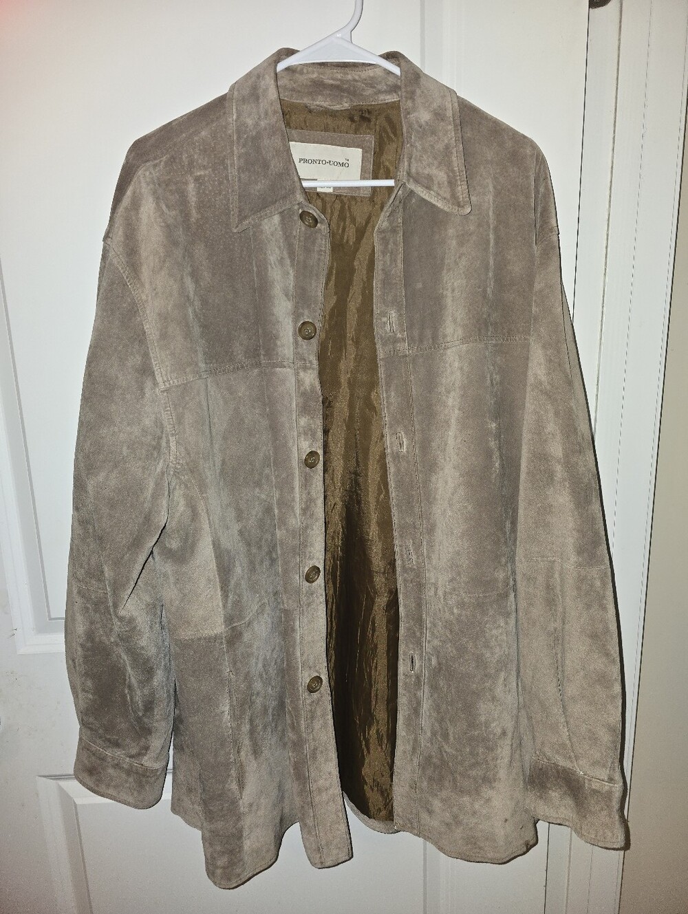 Pronto Uomo Mens Suede Jacket